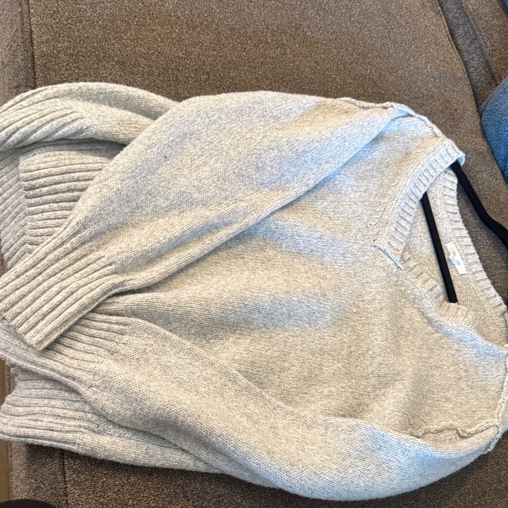 Maurices Light Gray Cowl Neck Sweater